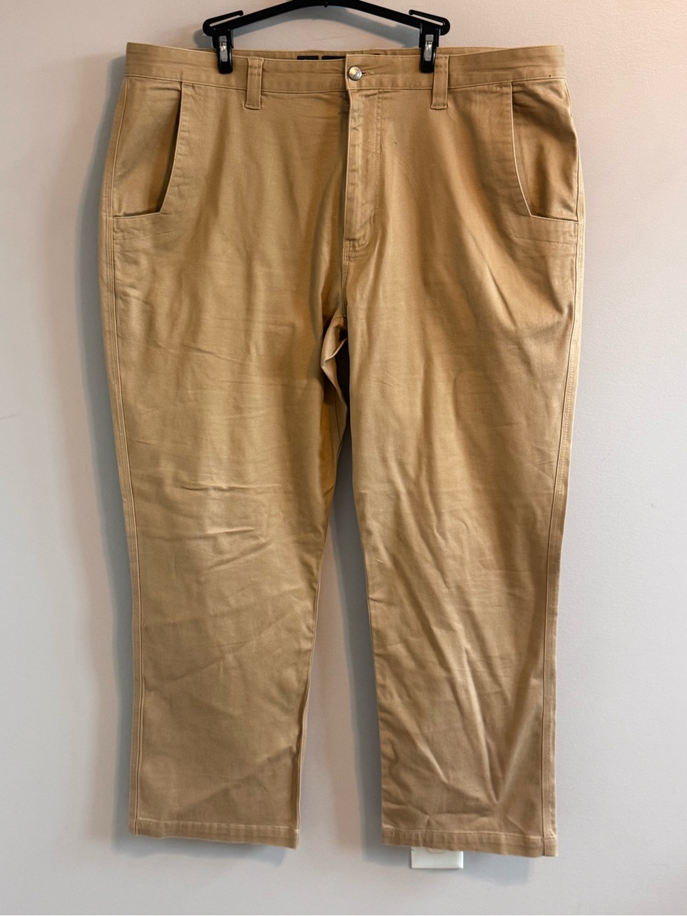 Mountain Khakis Teton Twill Pants Men's 42x32 Tan Relaxed Fit Chino